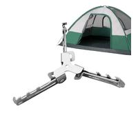 Base de four de camping - Support trépied pour bidon de gaz - Support de réservoir de cuisson - Stabilisateur de brûleur de trépied, plate-forme de soutien du carburant pour barbecue en plein air