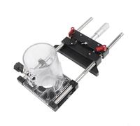 Base de fraisage en aluminium pour débroussailleuse 0,01 mm réglage fin 65 mm rainure coupe CNC routeur guide de bord en alliage avec gabarit