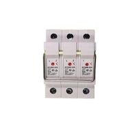 Base de fusible éclairée 10 * 38 RT28N-32X 1 2 3P 500V ~ 32A porte-fusible(RT28N-32X 3P)