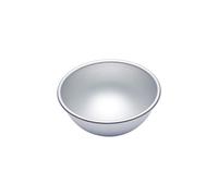 Base de gâteau en demi-sphère MasterClass, moule à gâteau rond antiadhésif, en aluminium anodisé, résistant au four jusqu'à 220 degrés Celsius, 15,5 x 7,5 cm, 1 pièce, Argent