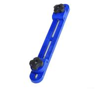 Base de guide de capacité réglable et de machine de 117,8 cm, coupe-poussière et scies à tronçonner avec deux boucles inversées circulaires de 23 cm pour le serrage (1 pièce)