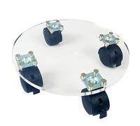Base de la roue des , Rouleaux de fleurs roulants avec roues pour pots de fleurs d'extérieur 143 lb Support de roulant Support de plantation sur