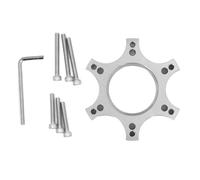Base de l'adaptateur de roue, bloc de montage de roue de 70 mm Bloc de colonne de roue de course pour Thrustmaster T300rs (Silber)