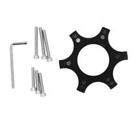 Base de l'adaptateur de roue, bloc de montage de roue de 70 mm Bloc de colonne de roue de course pour Thrustmaster T300rs (Schwarz)