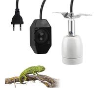 Base de lampe chauffante pour tortue, chauffage pour reptiles, fixation rotative à 360° pour support de lampe (ampoule non