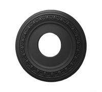Base de lampe en polyuréthane noir 30 cm pour plafonnier style français | Couleur noire classique, complète les styles d'intérieur, adaptable pour les maisons et les hôtels, construction en