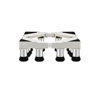 Base de Lave-Linge Base mobile réglable pour lave-linge et réfrigérateur - Hauteur : 9,9 cm/15 cm/19,8 cm/25 cm - Supports résistants à l'humidité - Longueur : 50 cm - 75 cm - Plateaux de sé