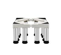 Base de Lave-Linge Base mobile réglable pour lave-linge et réfrigérateur - Hauteur : 9,9 cm/15 cm/19,8 cm/25 cm - Supports résistants à l'humidité - Longueur : 50 cm - 75 cm - Plateaux de sé