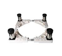 Base de Lave-Linge Machine à laver à base réglable mobile avec tapis anti-vibrations Support pour réfrigérateur congélateur et sèche-linge Largeur/longueur 47-67 cm Hauteur de l'étagère du t