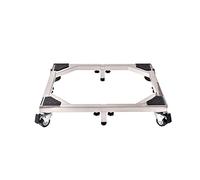 Base de Lave-Linge Support de machine à laver à base réglable mobile, roulettes universelles pour appareils électroménagers, chariot pour réfrigérateur et congélateur, longueur extensible de