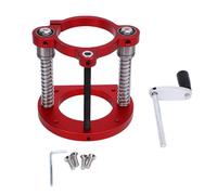 BASE DE LEVAGE DE TOUPIE TABLE DE SERRAGE À 2 MÂCHOIRES PLAQUE D'INSERT LEVAGE FACILE MACHINES À COUPER LES FENTES POUR LE TRAVAIL DU BOIS Petit routeur universel rouge