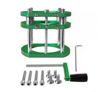 Base de levage en alliage d'aluminium avec mécanisme de levage manuel et quatre mâchoires compatible avec les machines de coupe de 64 à 66 mm pour établi et table de travail du bois, plaque