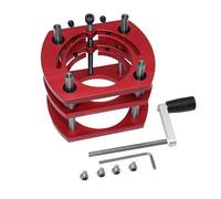 Base De Levage For Toupie, Kit De Levage De Table De Toupie En Acier Inoxydable Avec 4 Mâchoires Et Manivelle For Petites Machines De Coupe(Red)