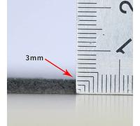 Base de machine à laver amortissant les vibrations 62x70cm coussinets anti-dérapants pour séchoir Tapis d'isolation découpable en tant que idéal machine à laver, batterie (3mm)