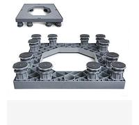 Base De Machine À Laver,Multifonctionnel Double Roue,Antichoc Et Mobile,Sans Tuyau De Raccordement,Tuyau De Liaison,Sèche-Linge,Cuisinière,Étagère Réfrigérée,Congélateur,Armoire Facile À Assemble