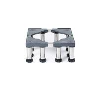 Base de Machine à Laver Réfrigérateur Support pour Lave-Linge Sèche-Linge Congélateur Hauteur 5.9in Réglable Climatiseur Support 4/8/12 Pieds Réduction du Bruit Antichoc (C,12 legs)