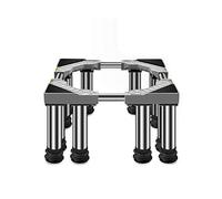 Base De Machine à Laver RéGlable Acier Inoxydable Socle Lave Linge Universel RéFrigéRateur Base 45cm-65cm RéGlable Support RéDuction Du Bruit Effet pour RéFrigéRateur SèChe-Linge