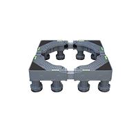 Base de machine à laver réglable Base de machine à laver réglable et portable Résistant à l'humidité Longueur/largeur réglable 40-68 cm Support de sèche-linge Support de réfrigérateur-congél