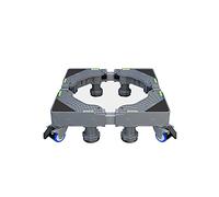Base de machine à laver réglable Base de support de machine à laver à rouleaux mobiles Longueur/largeur réglable 40-68 cm Base pour sèche-linge Meubles Support de réfrigérateur universel ave