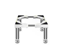 Base de Machine à Laver Réglable Longueur 17.7-25.6in Base Meuble Anti Vibration Plateau Support pour Réfrigérateur/lave-vaisselles/Sèche-linge Coussin Antidérapant (4Legs,H:11.4in)