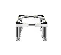 Base de Machine à Laver Réglable Longueur 17.7-25.6in Base Meuble Anti Vibration Plateau Support pour Réfrigérateur/lave-vaisselles/Sèche-linge Coussin Antidérapant (8Legs,H:11.4in)
