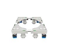 Base de machine à laver réglable Machine à laver et base de support avec 4 roues de verrouillage Antirouille Longueur/largeur réglable 48-72 cm Base de climatiseur pour sèche-linge Déplacer