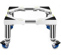 Base de machine à laver réglable, roulettes universelles pour appareils électroménagers, chariot réglable pour réfrigérateur et congélateur, longueur extensible de 58,5 à 93 cm, support mobi