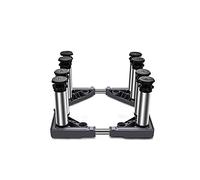 Base de machine à laver réglable, roulettes universelles pour appareils électroménagers, chariot réglable pour réfrigérateur et congélateur, longueur extensible de 58,5 à 93 cm, support mobi