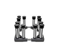 Base de machine à laver réglable, roulettes universelles pour appareils électroménagers, chariot réglable pour réfrigérateur et congélateur, longueur extensible de 58,5 à 93 cm, support mobi