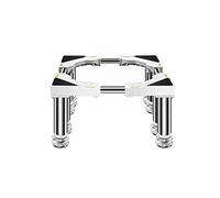 Base de machine à laver réglable Support de base de machine à laver réglable Support de support de réfrigérateur-congélateur robuste à 4/8/12 pieds Longueur/largeur réglable 45-65 cm Support