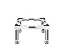 Base de machine à laver réglable Support de base de machine à laver réglable Support de support de réfrigérateur-congélateur robuste à 4/8/12 pieds Longueur/largeur réglable 45-65 cm Support