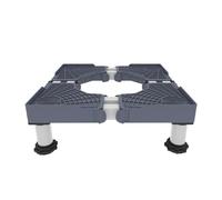 Base de Machine à Laver Réglable, Support Électroménager Longueur/Largeur 16.5-26in Hauteur 7.1-8.7in Charge 200kg Support Machine à Laver pour Frigo Sèche-linge Lave-vaisselle 4 Pieds Gris