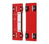 Base de machine de découpe portable 2 en 1 avec poinçon, vis réglables pour la compatibilité, et fente en métal pour des coupes précises et des résultats cohérents