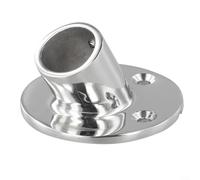 Base de main courante de 22 mm en acier inoxydable 316 pour un soutien sûr sur les yachts (60°)