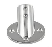 Base de main courante Marine Deck 22 mm en acier inoxydable 316 | Design droit, support robuste, prise en main sûre, sécurité des passagers, amélioration de la stabilité du navire