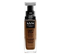 Base de maquillage liquide Can't Stop Won't Stop NYX (30 ml) - couleur:sienna 30 ml