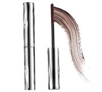 Base de mascara en tube d'apprêt pour cils en tube d'acier, apprêt pour cils en fibre de bouclage imperméable pour un volume longue durée, naturel et non taché, marron