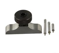 Base de mesure de profondeur en acier inoxydable pour comparateur, trempée et polie avec vis de serrage, avec 3 barres d'extension (0-10/10-20/20-30 mm), socle précis pour micromètre de profondeur