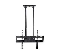 Base de Meuble TV Support de Montage au Plafond pour téléviseur Télescopique Inclinable Support TV réglable Double pôle Support d'écran pour la Plupart des téléviseurs à écran Plat LED LCD de 60