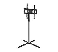 Base de Meuble TV Support TV au Sol Support TV Universel réglable en Hauteur, inclinable pivotant pour téléviseurs à écran Plat de 32 à 50 Pouces, VESA Maximum 400 x 400 mm pouvant contenir Un