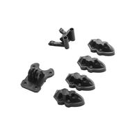 Base de Montage de Moteur de caméra TPU imprimé 3D Compatible avec Le Cadre de Drone Mark4 HD 5 6 7 8 9 Pouces(Black)