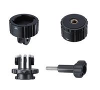 Base de montage magnétique à dégagement rapide, avec adaptateur de Base pour trépied de 1/4 pouces, Compatible avec Hero Max/9/8/7/6/5/4/3, Osmo