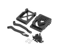 Base de moteur CheoTime RC pour 1/6 xrt 8s 1/5 6s 8s, kit de support en aluminium à libération rapide avec supports renforcés pour l'installation du moteur de la voiture RC (Noir)