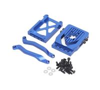 Base de moteur CheoTime RC pour 1/6 xrt 8s 1/5 6s 8s, kit de support en aluminium à libération rapide avec supports renforcés pour l'installation du moteur de la voiture RC (Bleu)