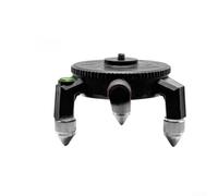 Base de Nivellement avec Niveau à Bulle Filetage 1/4 | Niveau à bulle intégré, ajustement horizontal pour précis, filetage 1/4 standard, plastique , compact