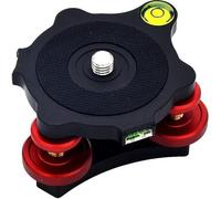 Base de nivellement pour trépied LP-64 avec rotule pour un alignement et des réglages précis de l'appareil photo