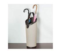 Base de parapluie rétro en cuir pour maison, hôtel, hall d'entrée, support à suspendre (marron)