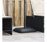 vidaXL Base de parasol avec poignées pour mâts Ø38/48 mm 27 kg carré