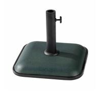 Base De Parasol Carrée En Ciment - Marbueno Summer - 35x35x5,2 Cm - 11 Kg - Vert - Compatible Ø30/35/38 Mm Multicolore