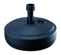 Base de parasol en polyéthylène de 18 kg 39 x 39 x 13 cm couleur anthracite